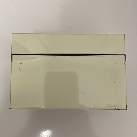 Vtg Kitschy mid Century Stylecraft tin recipe box - Picture 6 of 9